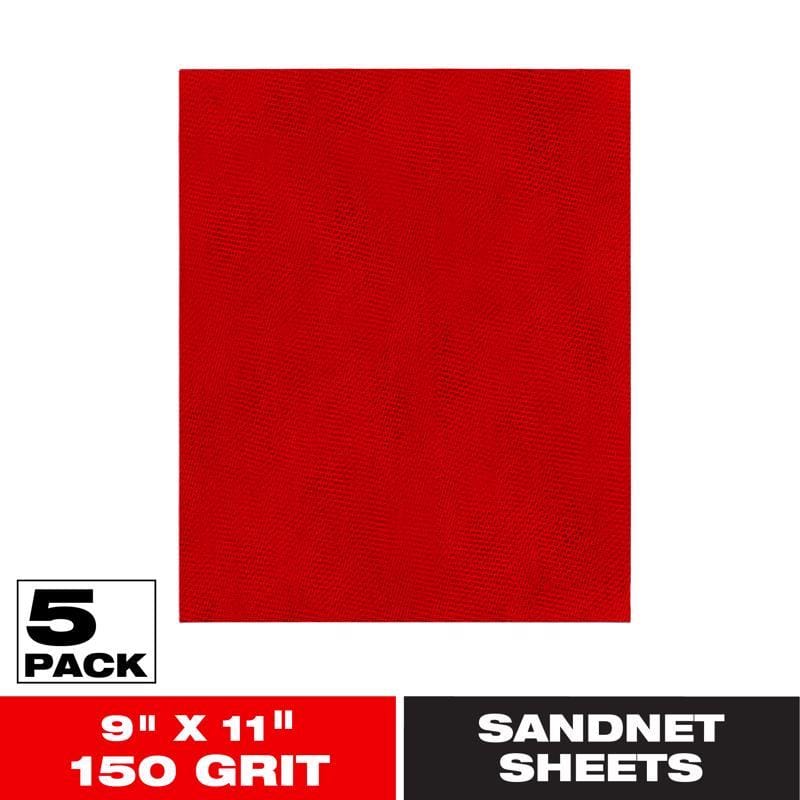 Diablo DND911150H05G SandNet 11 in. L X 9 in. W 150 Grit Ceramic Sanding Sheet 5 pk