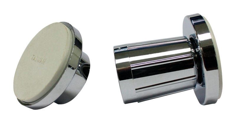 Plumb Pak PP825-20 Silver Steel Shower Rod Flange