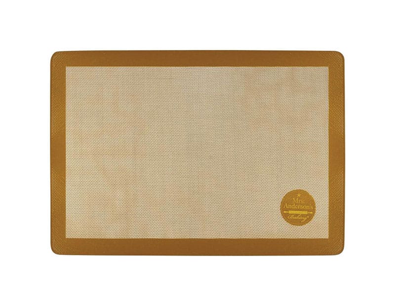 MRS. Anderson'S Baking 60000 Baking 11-5/8 in. W X 16-1/2 in. L Baking Mat Tan 1 pk