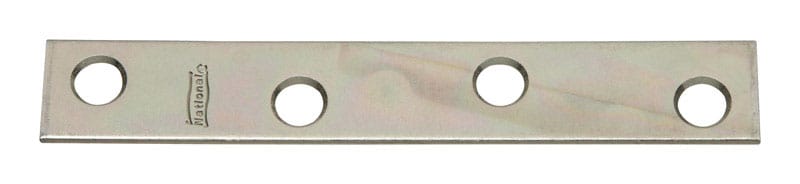 National Hardware N114-405 4 in. H X 0.63 in. W X 0.08 in. D Zinc-Plated Steel Mending Brace