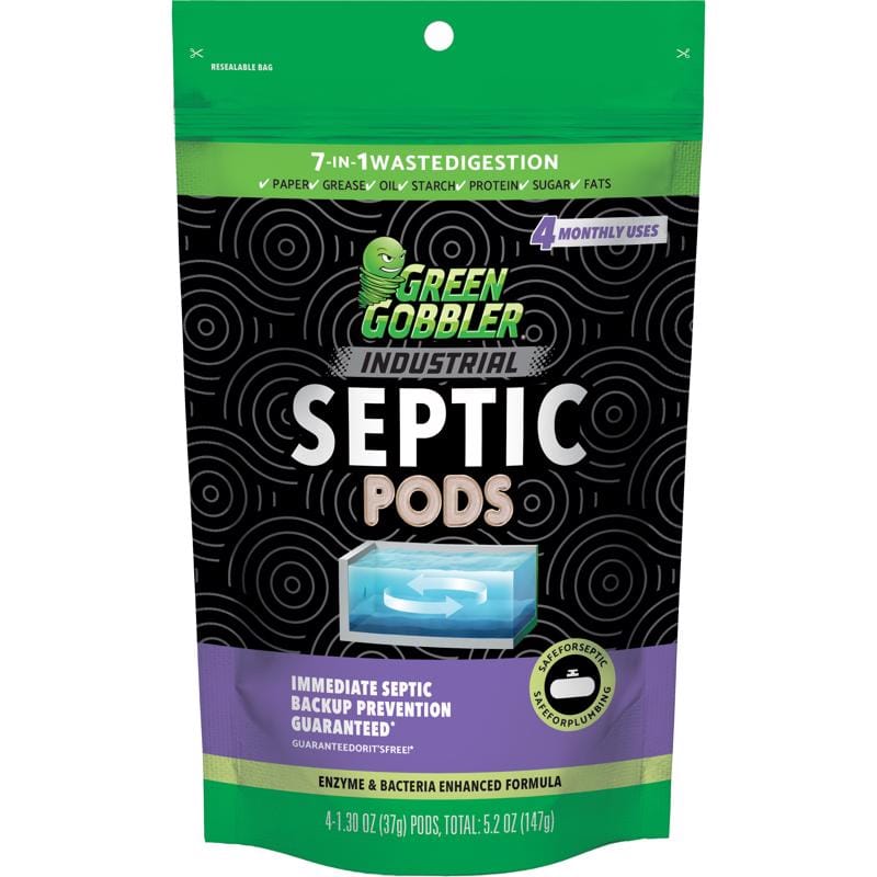 Green Gobbler G8038P Pods Septic System Digester 5.2 oz