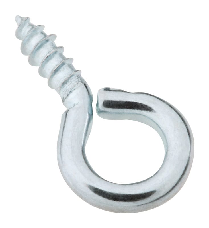 National Hardware N118-356 17/32 in. L Zinc-Plated Steel Screw Eye 5 lb. cap. 14 pk