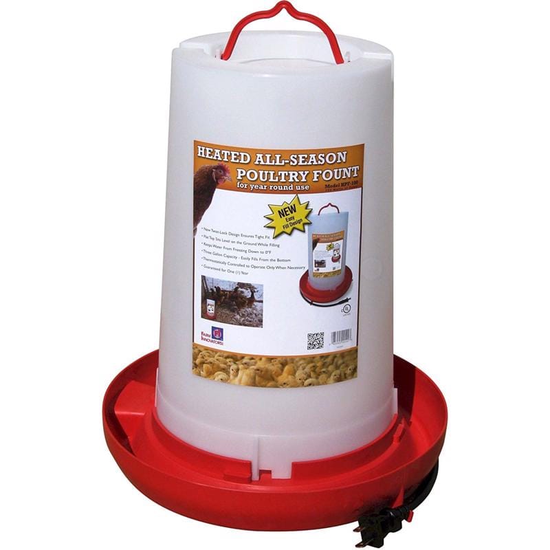 Farm Innovators HPF-100 3 gal Fount For Poultry