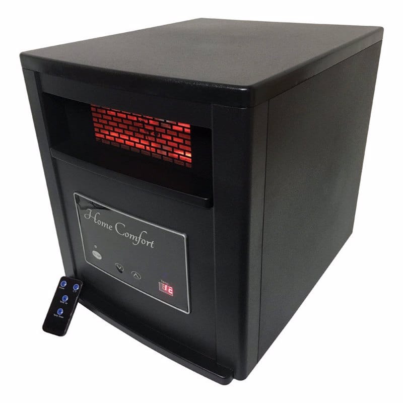 Home Comfort 090314031117 1500 sq ft Electric Infrared Heater w/Remote 5200 BTU