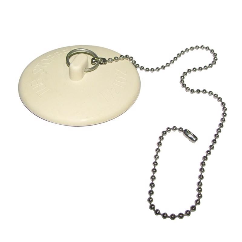 Plumb Pak PP820-43 2 in. White Rubber Drain Stopper
