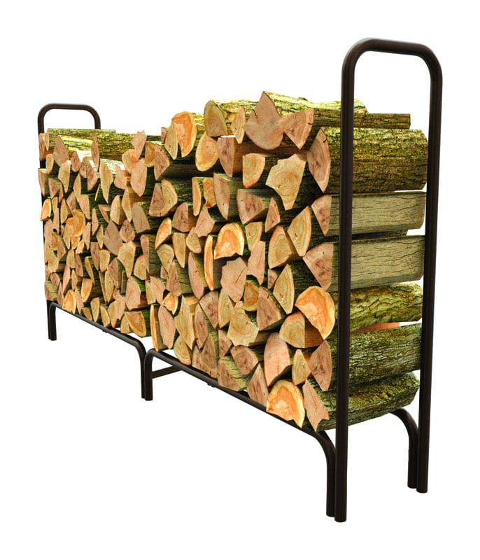 Panacea 15204 Black Powder Coated Steel Log Rack