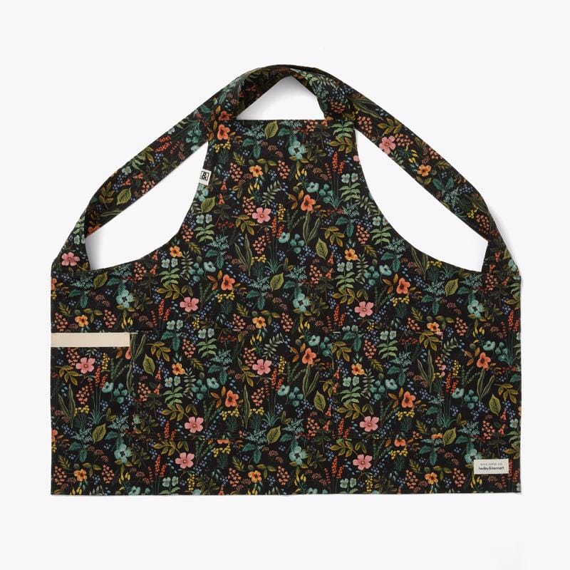 Hedley & Bennett RFPC-SMK-10 2 pocket Multicolor Cotton Herb Garden Print Apron
