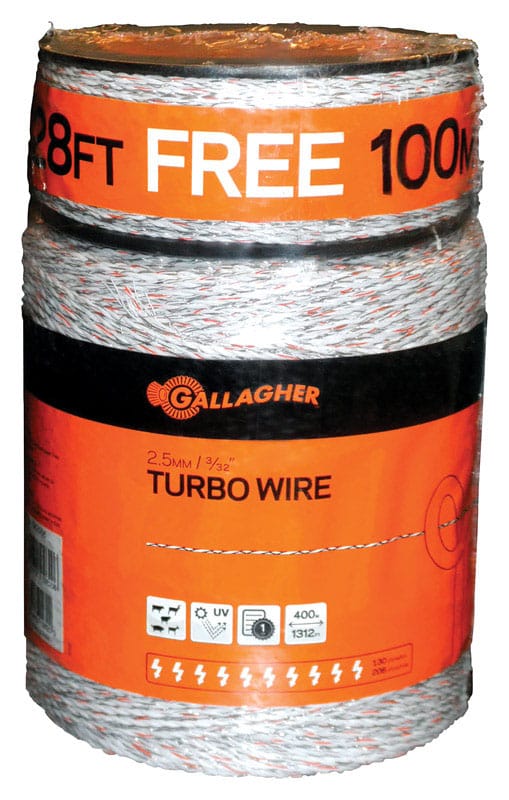 Gallagher G620564 Electric Fence Wire White