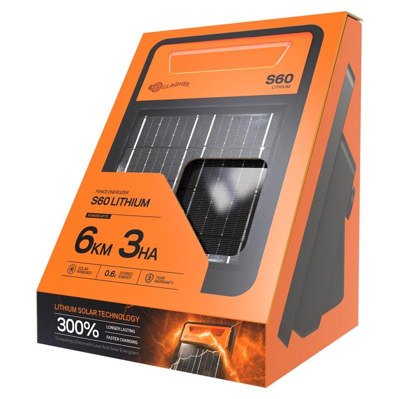 Gallagher G351404 11 in. H X 8 in. L Plastic Electric Solar Fence Energizer Orange