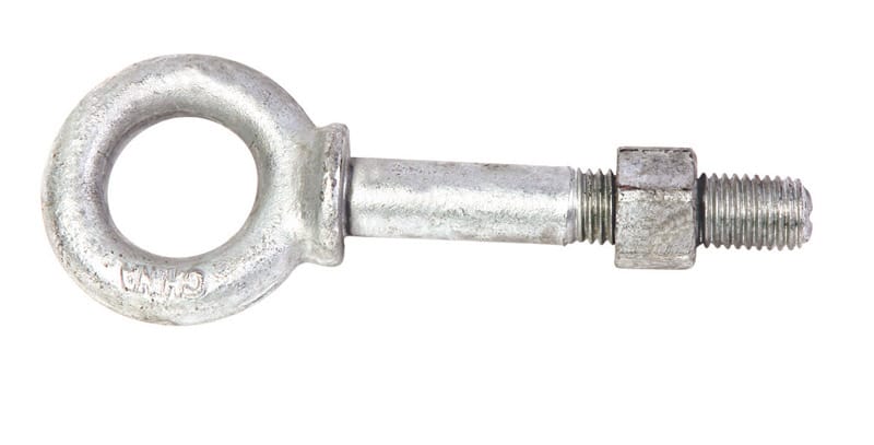 Baron 22214 5/16 in. X 4-1/4 in. L Hot Dipped Galvanized Steel Shoulder Eyebolt Nut Included