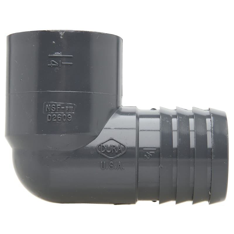 Boshart Industries UPVCFRE-1512 1-1/2 in. FTG in. X 1-1/4 in. D FTG PVC 90 Degree Reducing Elbow 1 pk
