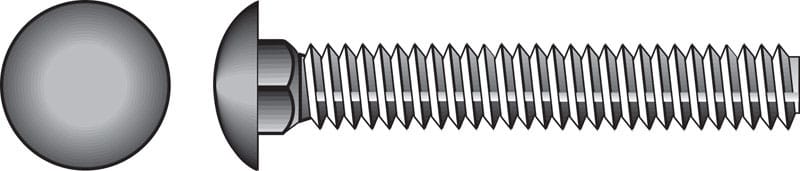 Hillman 812551 5/16 in. X 3 in. L Hot Dipped Galvanized Steel Carriage Bolt 100 pk