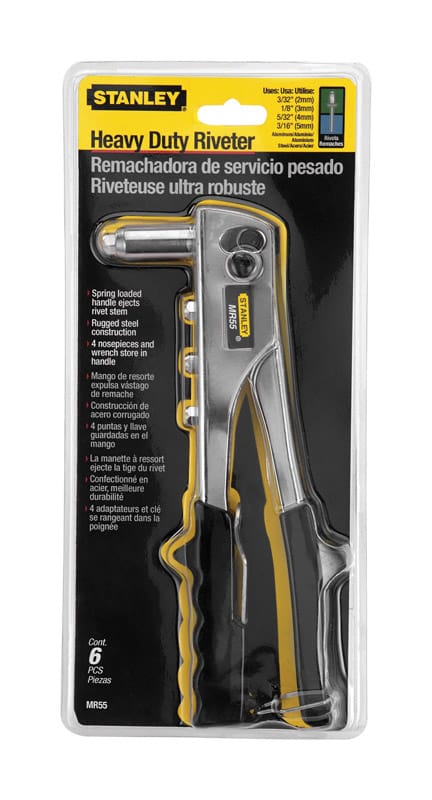Stanley MR55C5 Steel Rivet Tool Yellow 1 pc