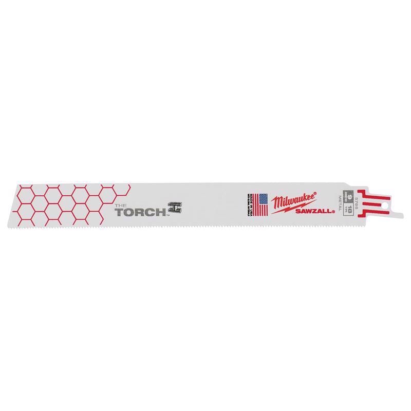 Milwaukee 48-00-5788 Sawzall Blade 18T 9" Torch 5 Pack