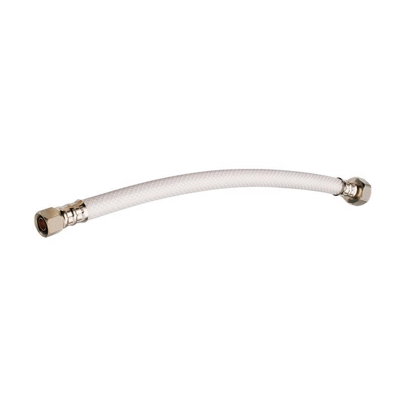 Plumb Pak PP23860LF EZ 3/8 in. Compression X 1/2 in. D FIP 12 in. Vinyl Faucet Supply Line