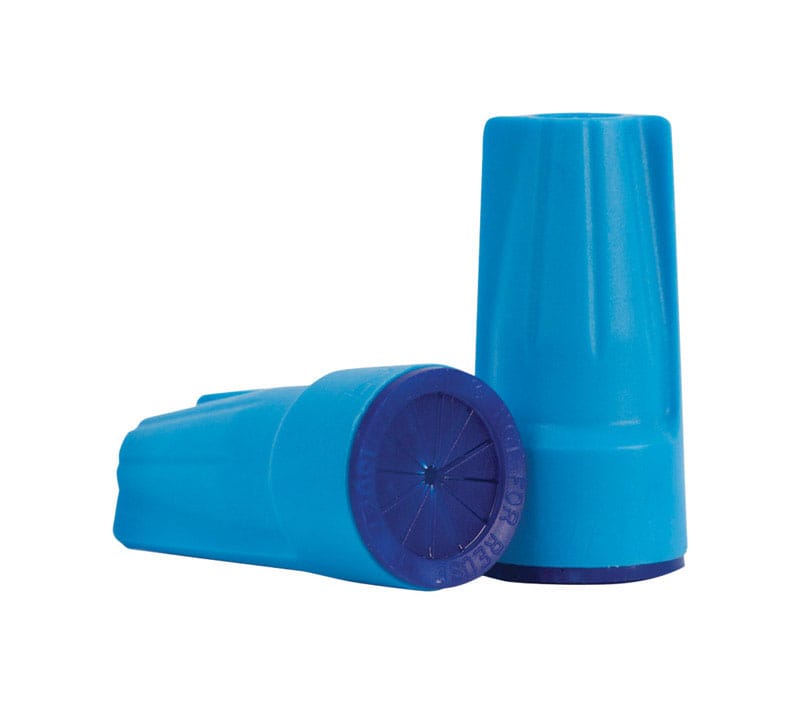 King Innovation 62325 DryConn 14-6 AWG Copper Wire Waterproof Wire Connector Aqua/Blue 15 pk
