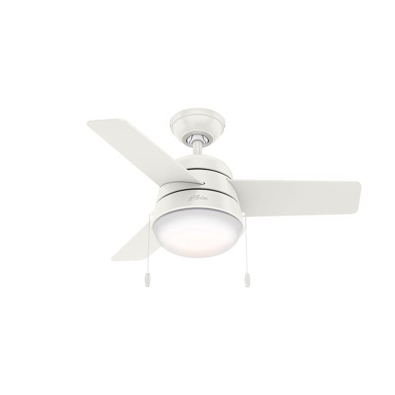 Hunter 59301 Aker 36 in. White LED Indoor Ceiling Fan