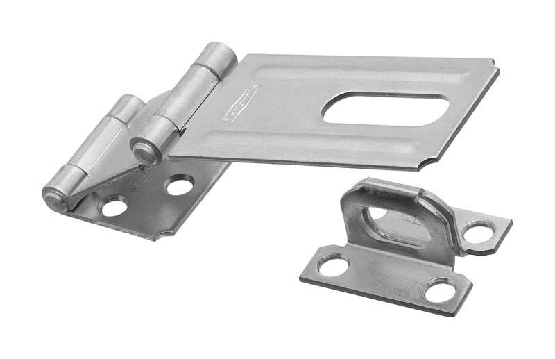 National Hardware N103-259 Zinc-Plated Aluminum/Steel 3-1/4 in. L Double Hinge Safety Hasp 1 pk