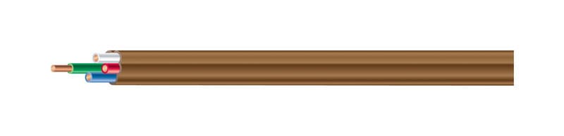 Southwire 553040407 250 ft. 18/4 Solid Copper Thermostat Wire
