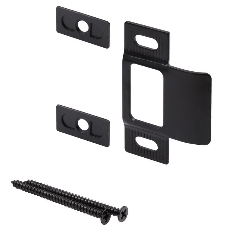 Prime-Line U 94868 Black Metal Door Strike 1 pc