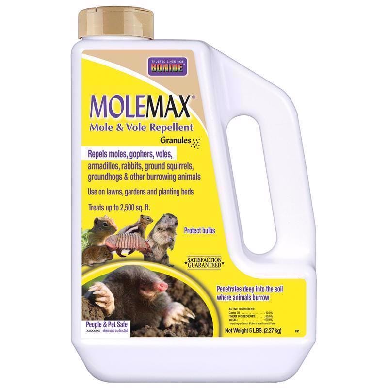 Bonide 6914 MoleMax Animal Repellent Granules For Moles and Voles 5 lb