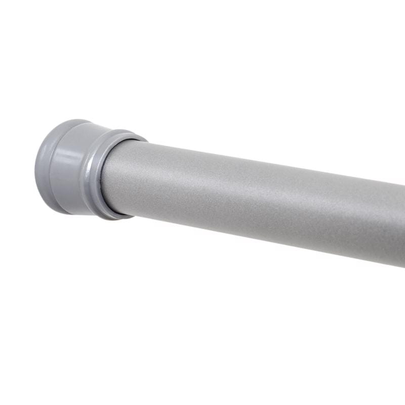 Zenna Home 506ST Shower Curtain Rod 72 in. L Brushed Nickel