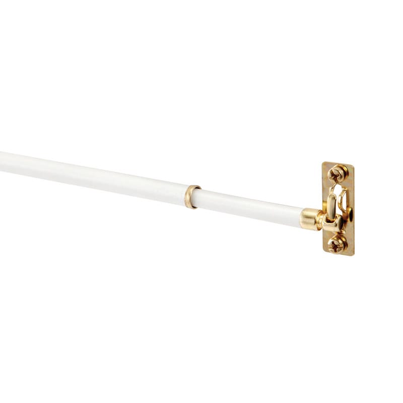 Kenney KN641/1NP White Traditional/Transitional Sash Rod 21 in. L X 38 in. L