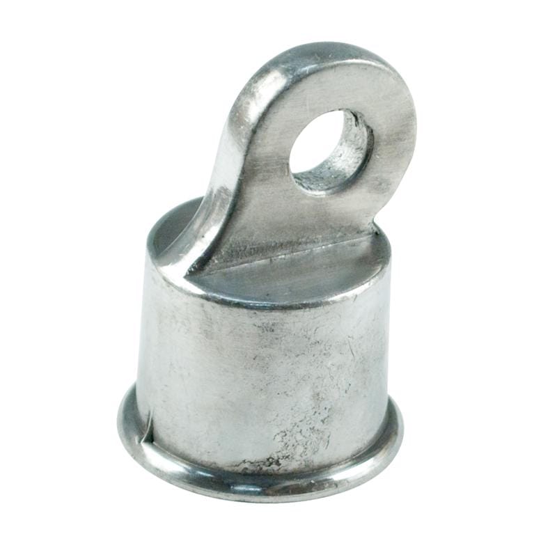 Yardgard ARE158 2.8 in. H Silver Aluminum Rail End