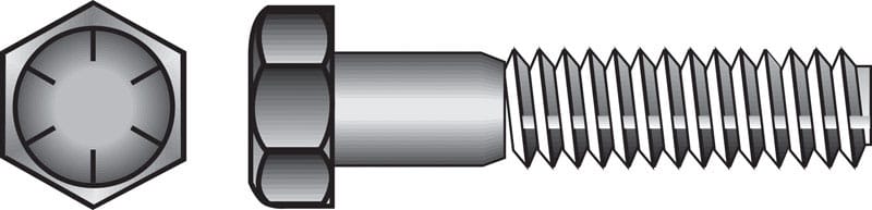 Hillman 220271 1/2 in. D X 7 in. L Heat Treated Steel Hex Head Cap Screw 25 pk