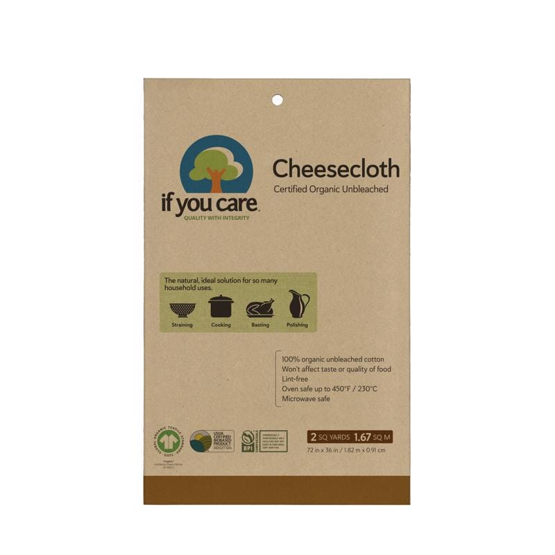If You Care J25032 White Cotton Cheesecloth