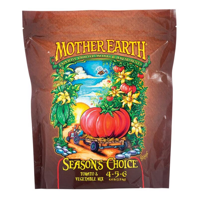 Mother Earth HGC733954 Seasons Choice Vegetables 4-5-6 Fertilizer 4.4 lb