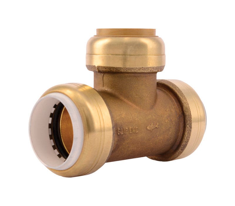 Sharkbite UIP376A Push to Connect 1 in. PVC X 1 in. D PVC Brass Slip Tee