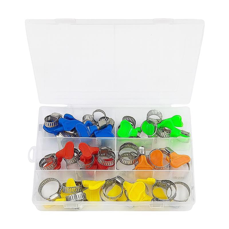 Power Sentry HC-COMBO-38 Green Life Distribution 1/4 in. to 1 in. SAE 16 Hose Clamp Stainless Steel Band