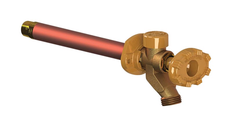 Woodford 19CP-12 1/2 in. MIP in. Sweat Anti-Siphon Brass Freezeless Wall Faucet
