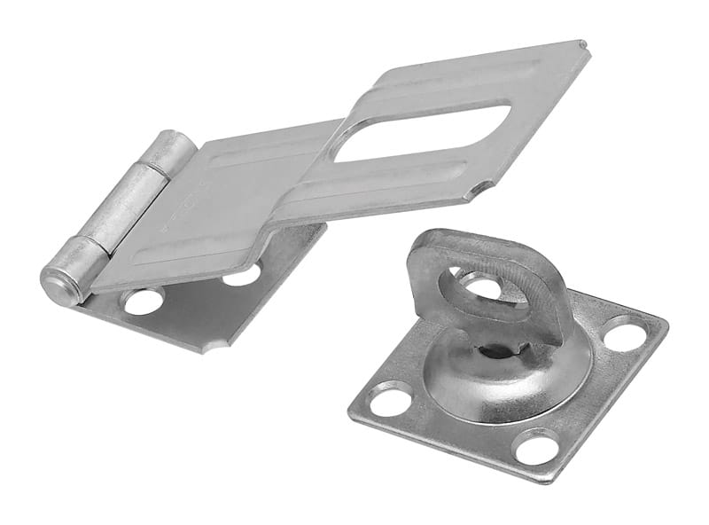 National Hardware N102-921 Zinc-Plated Aluminum/Steel 4-1/2 in. L Swivel Staple Safety Hasp 1 pk
