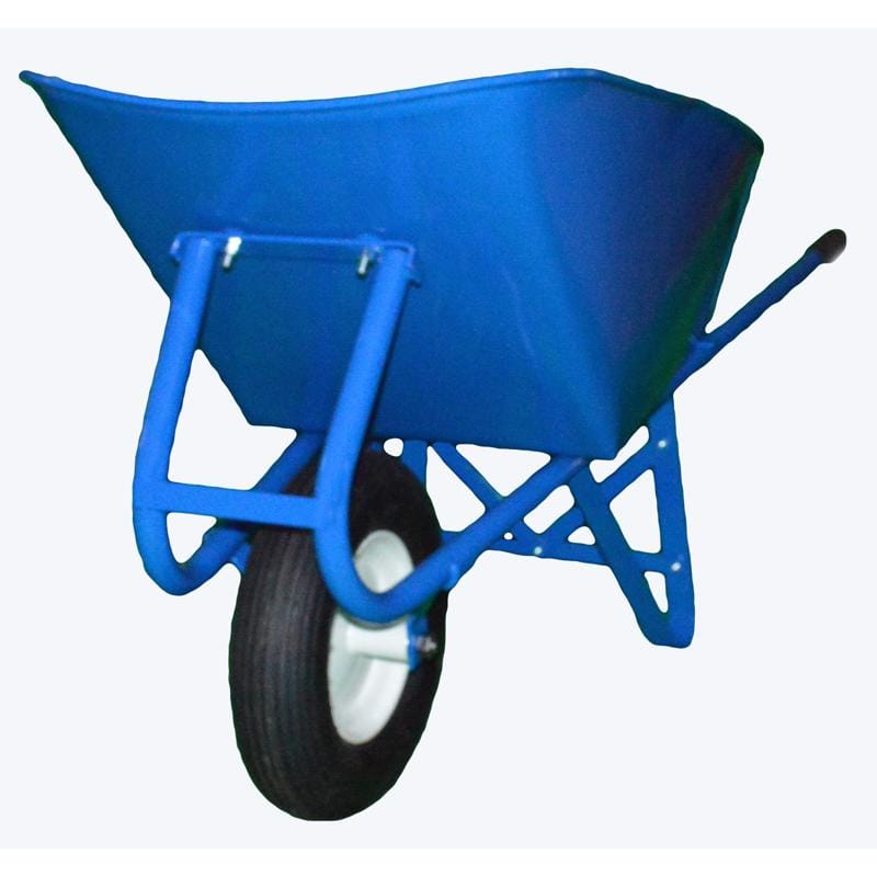 Wellmade 401161 Miller Steel Contractor Wheelbarrow 6 cu ft