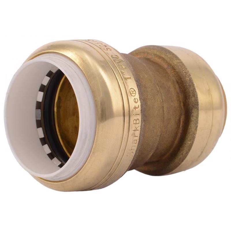 Sharkbite UIP4020A Push to Connect 1 in. PVC X 1 in. D CTS Brass Coupling