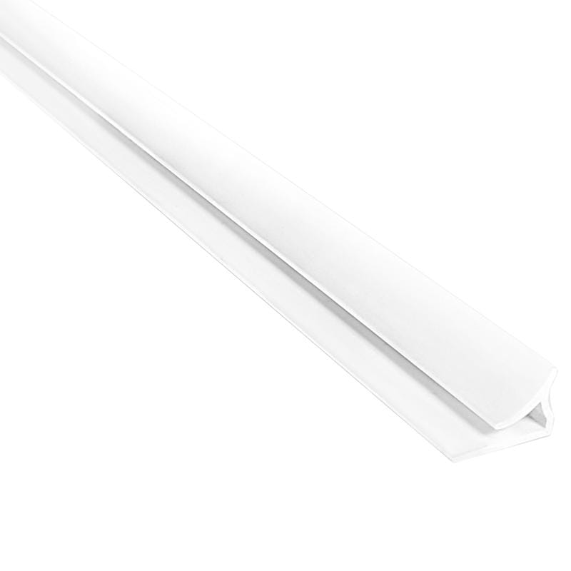 Palram 9020803 Palclad Pro 0.75 in. H X 0.5 in. W X 96 in. L Prefinished White PVC Inside Corner Molding