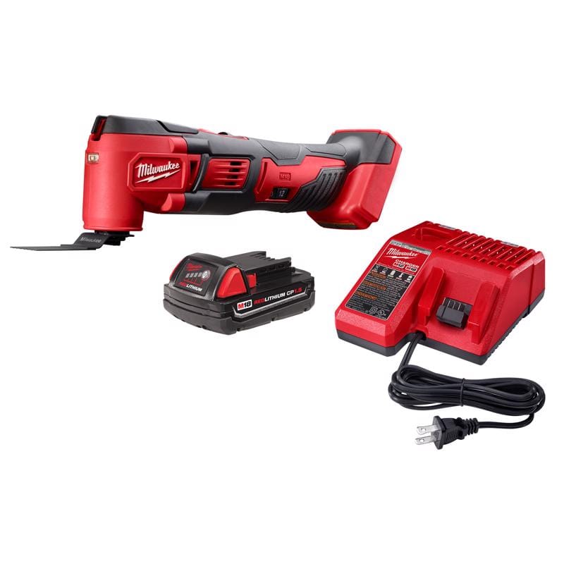 Milwaukee 2626-21 M18 1.5 amps Cordless Oscillating Multi-Tool Kit (Battery & Charger)