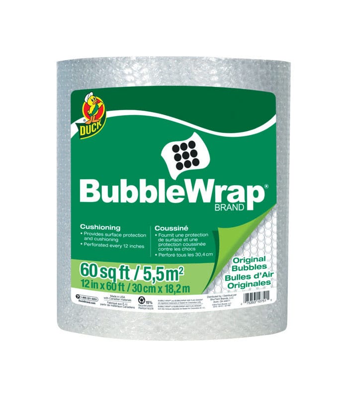 Duck 286687 12 in. W X 60 ft. L Bubble Wrap