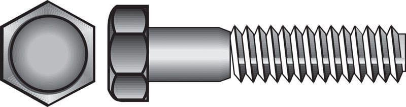Hillman 811611 1/2 in. D X 2 in. L Hot Dipped Galvanized Steel Hex Bolt 50 pk