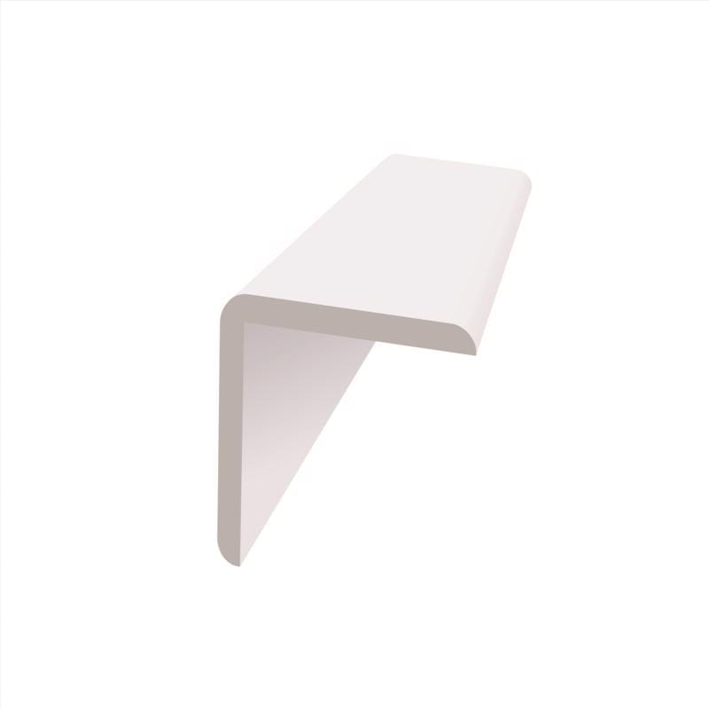 Alexandria Moulding RY314-ZM096C 1 1/8 in. H X 1 1/8 in. W X 8 ft. L Paintable White PVC Outside Corner Molding