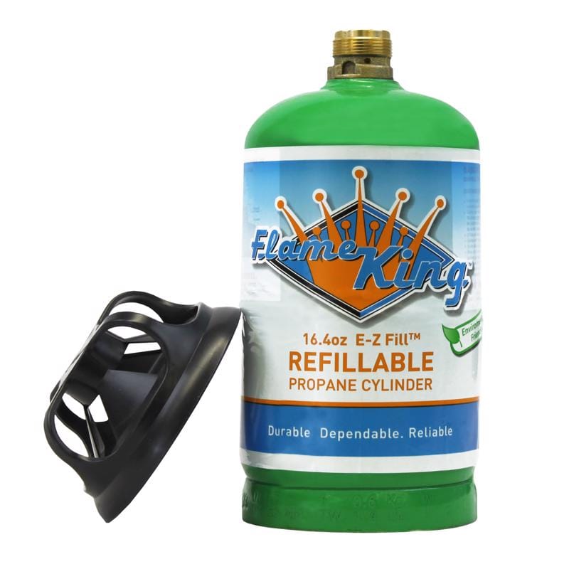 Flame King FLMKNG164LP 16.4 oz Steel LP Tank Refill