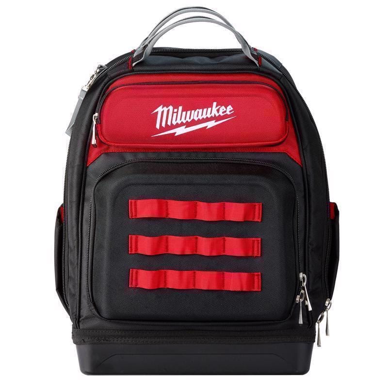 Milwaukee 48-22-8201 Ultimate Jobsite Ballistic Nylon Backpack 48 pocket Black/Red 1 pc