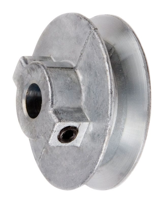 Chicago Die Cast 225A6 2-1/4 in. D X 5/8 in. D Zinc Single V-Grooved Pulley