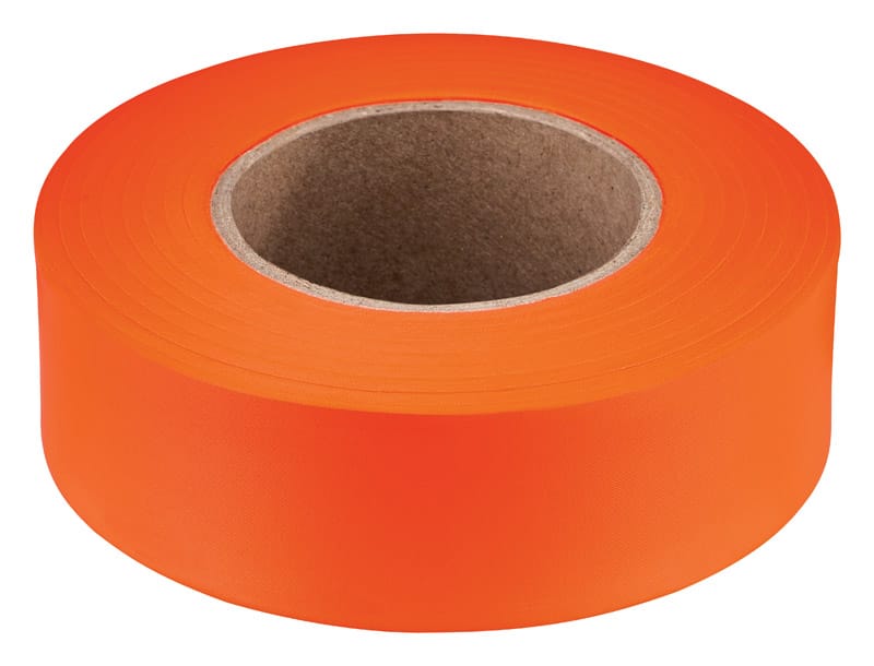 Empire 77-002 200 ft. L X 1 in. W Plastic Flagging Tape Orange