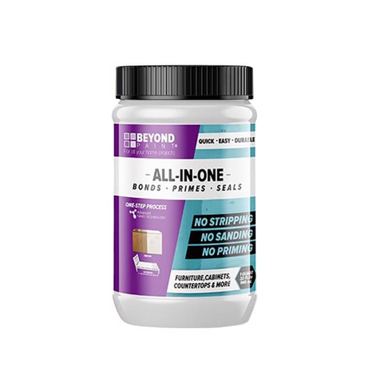 Beyond Paint BP11CP Matte Soft Gray Water-Based Paint Exterior and Interior 1 qt