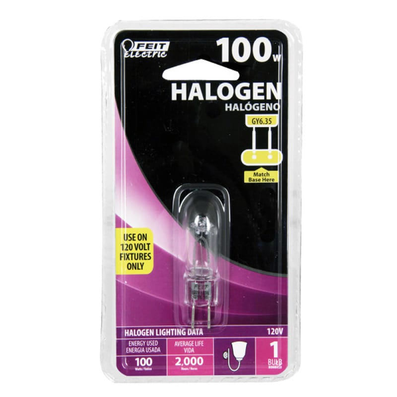 Feit BPQ100T4/JCD/RP 100 W JCD Appliance Halogen Bulb 16 lm Soft White 1 pk