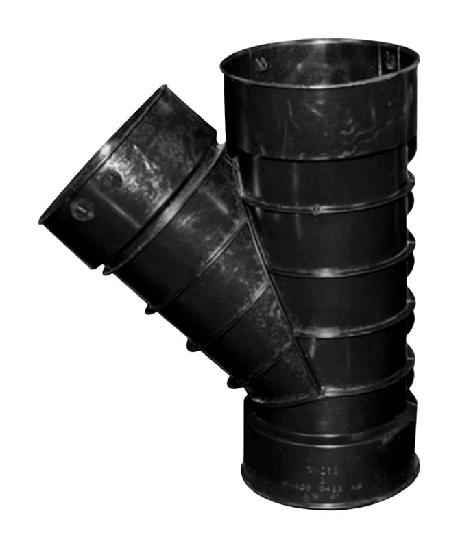 Advanced Drainage Systems 0322AA Schedule 40 3 in. Snap X 3 in. D Snap Polyethylene 10 in. Wye 1 pk
