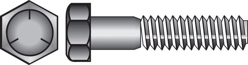 Hillman 200450 3/4 in. D X 7 in. L Heat Treated Zinc Steel Hex Head Cap Screw 1 pk